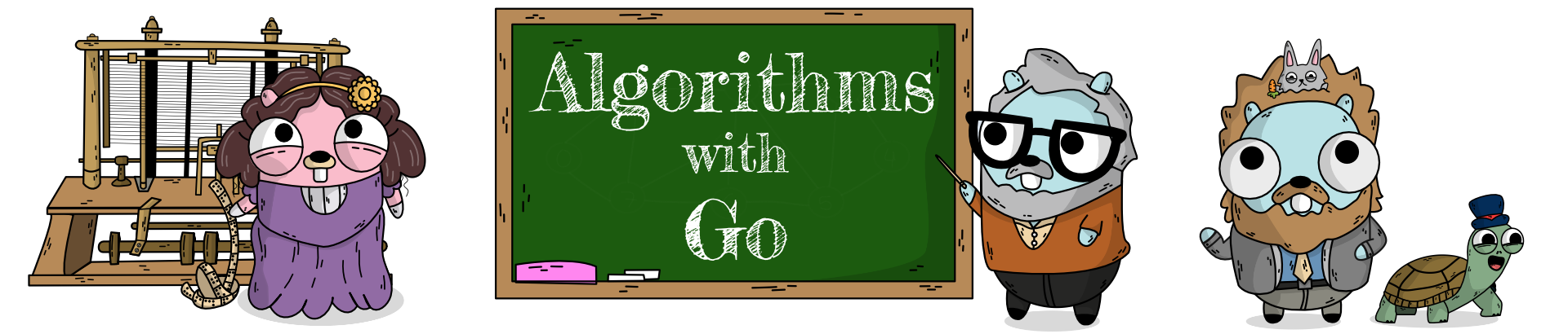 Algorithms with Go Artwork